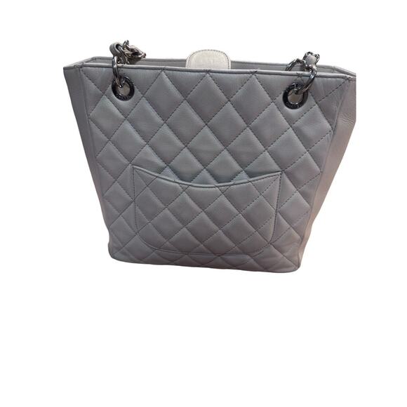 Chanel Caviar Leather Petite Shopping Tote (PST) Ivory Authenticated - Picture 2 of 14